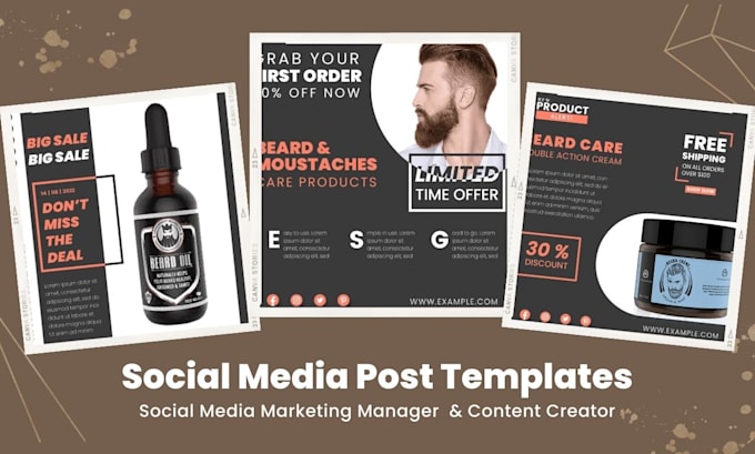 Gig Preview - Design custom social media graphics for your business