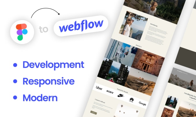 Gig Preview - Convert figma to webflow website