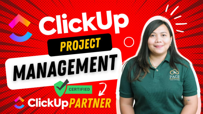 Gig Preview - Be your clickup project manager