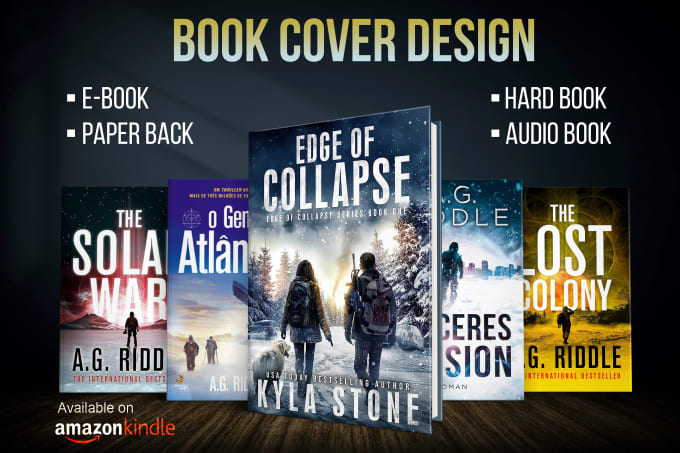 Gig Preview - Do book cover design, ebook cover design, kindle book cover