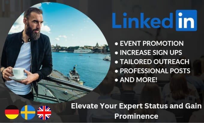 Gig Preview - Promote your linkedin event, boost signups