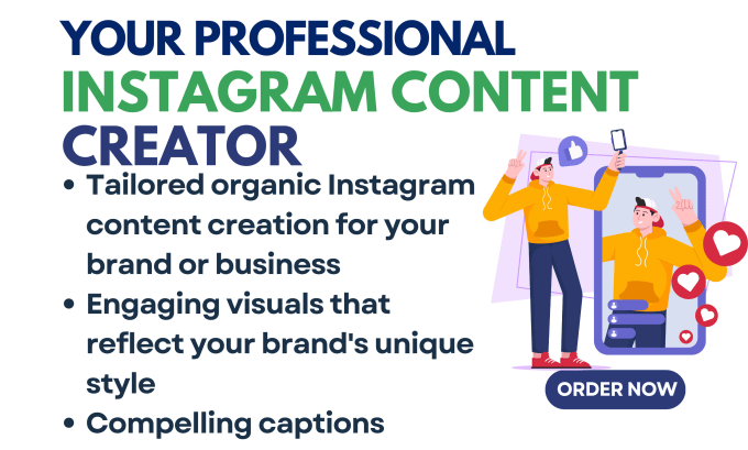 Gig Preview - Organic instagram content creation for your brand or business