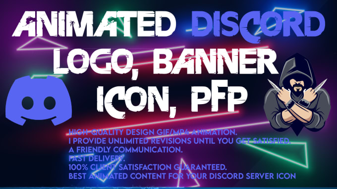 Gig Preview - Design animated discord logo, banner animation, pfp, icon