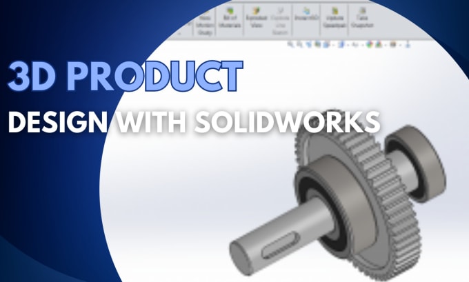 Gig Preview - Do product design 2d and 3d cad model for printing in solidworks