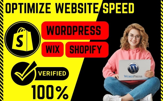 Gig Preview - Speed up and optimize your shopify squarespace and weebly website