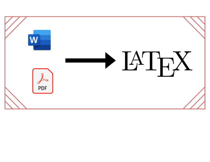 Gig Preview - Prepare documents, project reports, etc to latex in overleaf