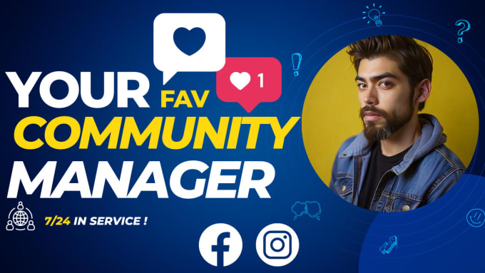 Gig Preview - Be your community manager