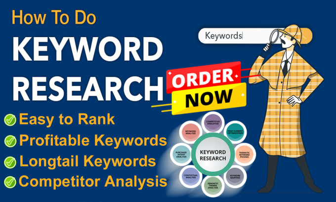 Gig Preview - Provide keywords research SEO and competitor analysis