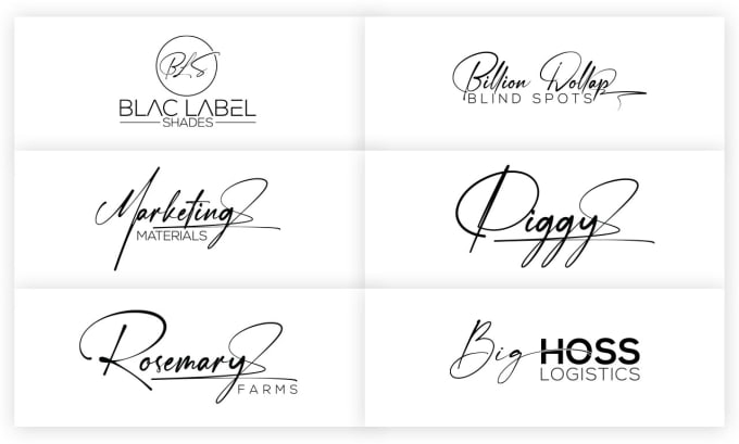 Gig Preview - Do create unique handwriting, scripted, signature, handwritten or luxury logo