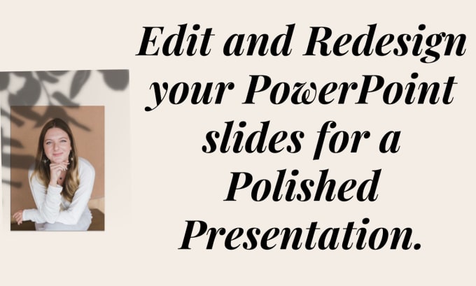 Bestseller - edit and redesign your powerpoint slides for a polished presentation