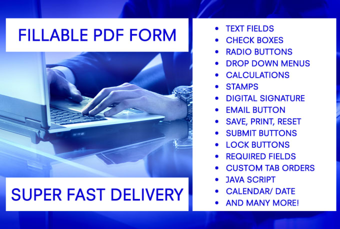 Gig Preview - Convert document to fillable PDF or interactive PDF form