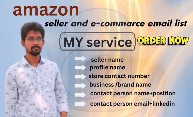 Gig Preview - Find amazon seller and ecommerce email list lead generation