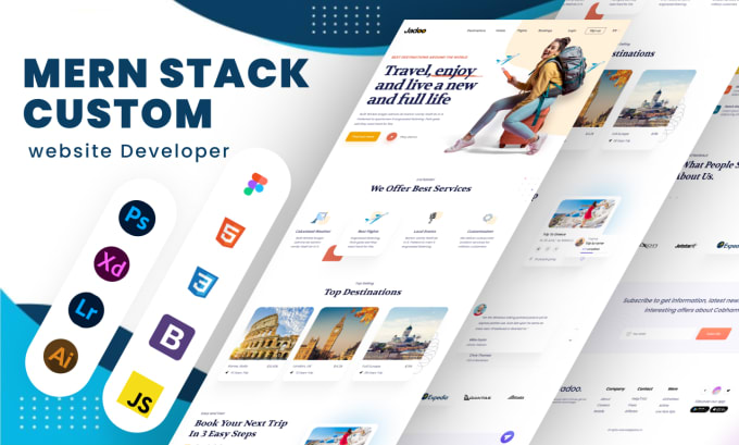 Gig Preview - Design and develop custom mern stack web apps and saas products