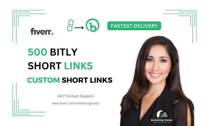 Gig Preview - Create custom bitly short links or short urls for long links