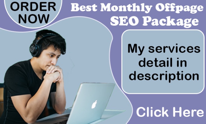 Gig Preview - Do best monthly off page SEO package in 4200 mix backlinks in month