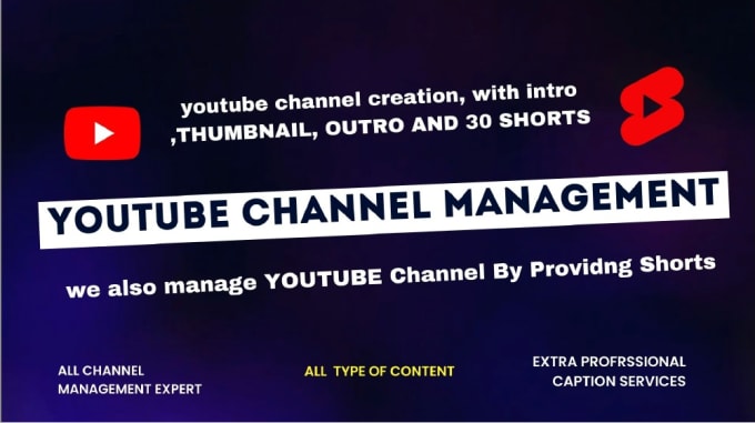 Gig Preview - Create setup youtube channel with 50 viral trending shorts