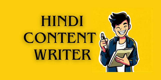 Gig Preview - Be hindi script writer for youtube