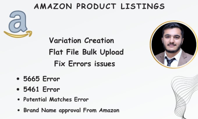 Gig Preview - Be amazon listing specialist, flat file expert, merged listing