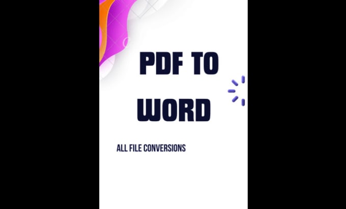 Gig Preview - Convert pdf to word document