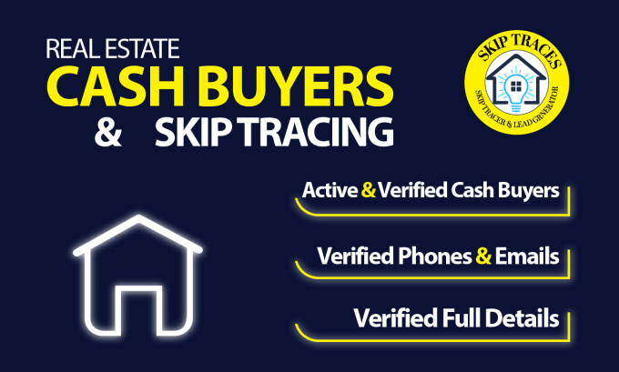 Gig Preview - Provide real estate active cash buyers leads with skip trace