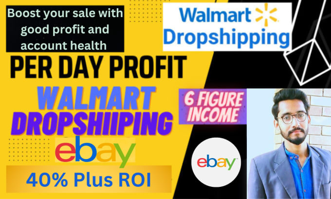 Gig Preview - Manage walmart ebay dropshipping store dropship winning product listing SEO