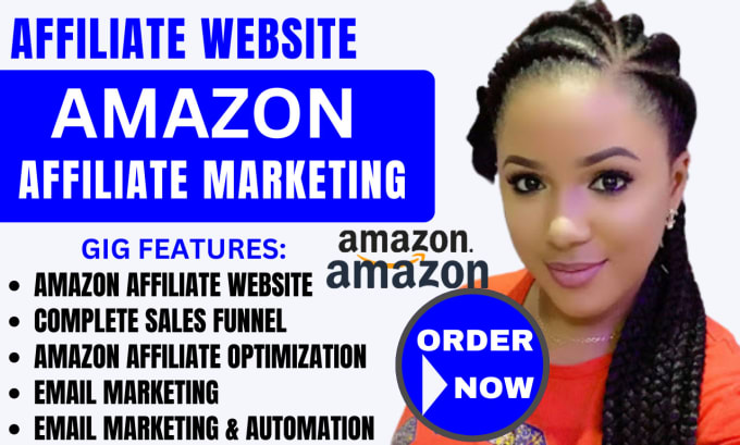 Gig Preview - Create passive income autopilot amazon affiliate marketing sales funnel