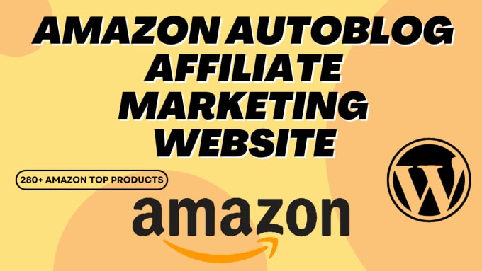 Gig Preview - Do high converting amazon auto blog affiliate website design