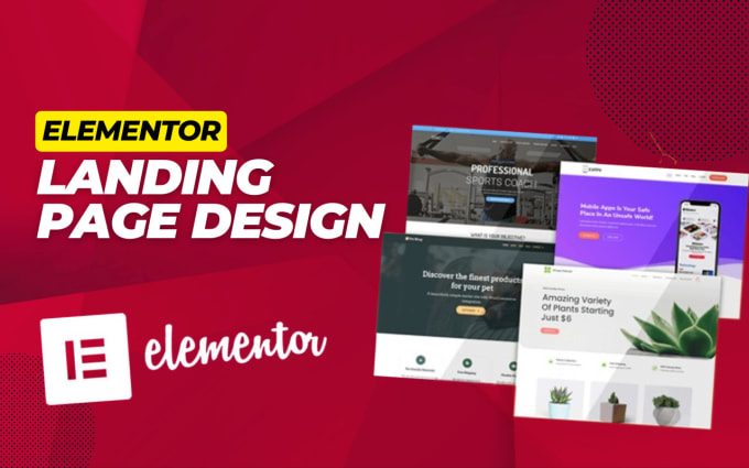 Gig Preview - Design wordpress landing pages and websites with elementor pro website builder