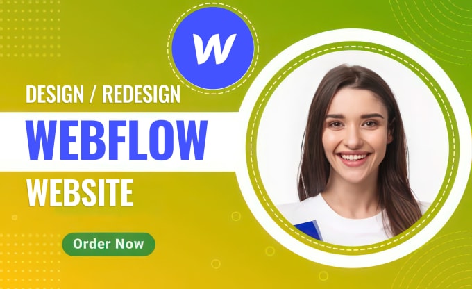 Gig Preview - Design, redesign, or develop webflow website, webflow expert