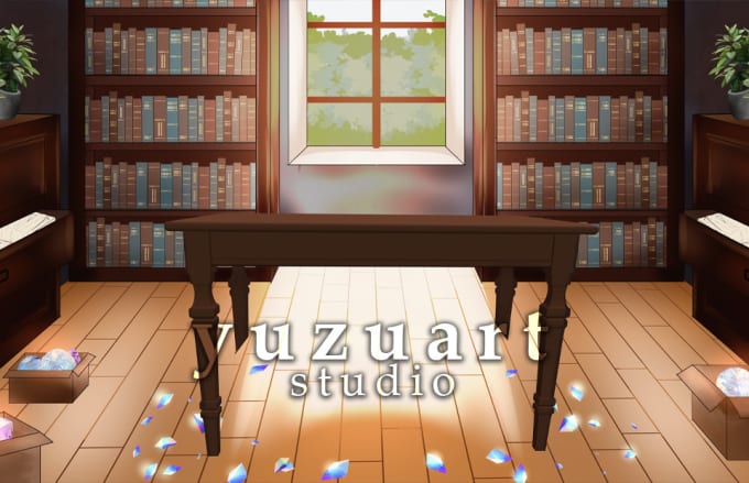 Gig Preview - Draw vtuber asset background in anime style