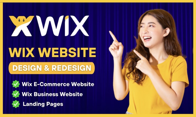 Gig Preview - Design or redesign a wix website