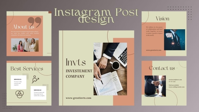 Gig Preview - Create engaging and professional instagram designs