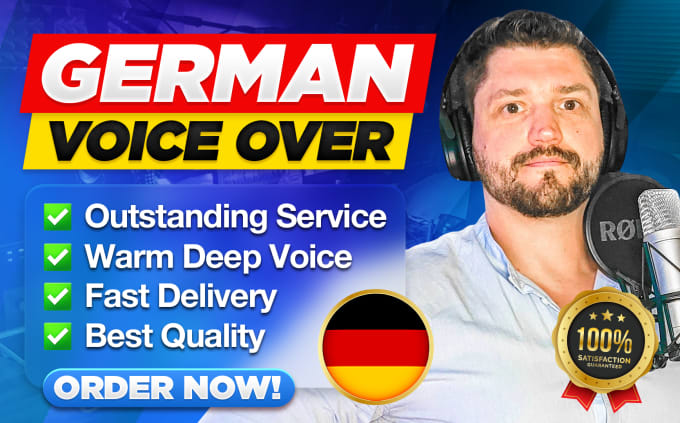 Bestseller - record a male voice over in a deep voice