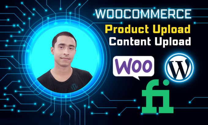 Gig Preview - Upload your store products on wordpress ecommerce website