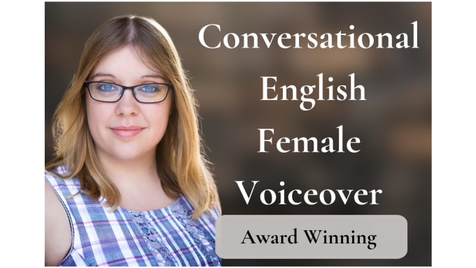 Gig Preview - Expertly record your conversational british female voiceover