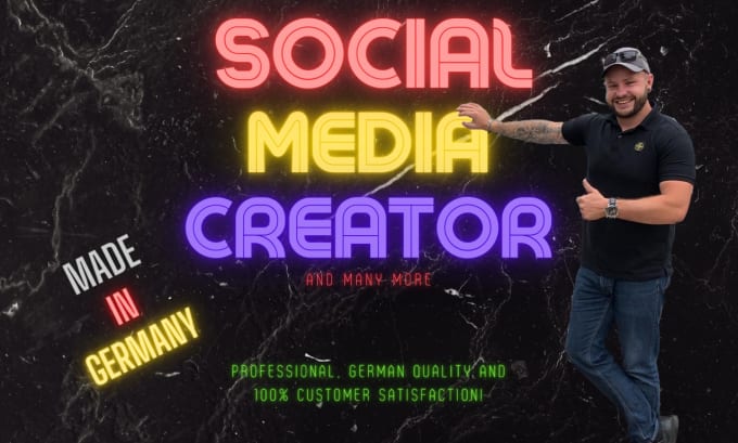 Gig Preview - Design a german social media for ig  fb  pr