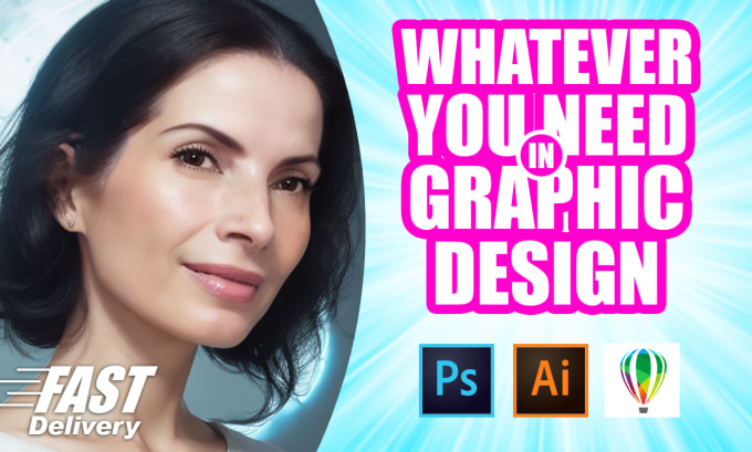 Gig Preview - Be your graphic design assistant