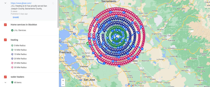 Gig Preview - Do google map stacking for local SEO 3 pack map ranking