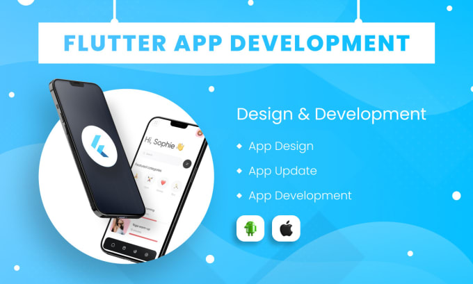 Gig Preview - Develop mobile app using flutter for both android and ios