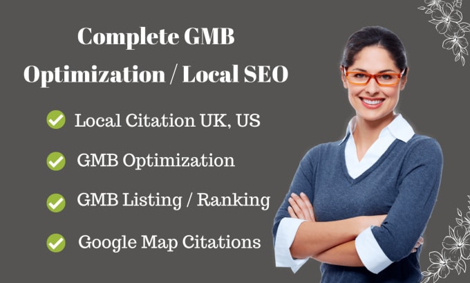 Gig Preview - Do complete gmb optimization for local SEO, ranking, google map citations