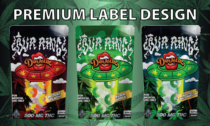 Gig Preview - Do premium supplements label design