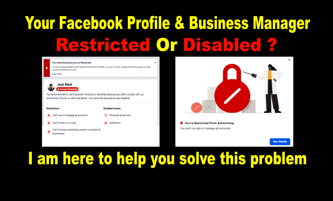 Gig Preview - Fix issues or set facebook business manager and ad account