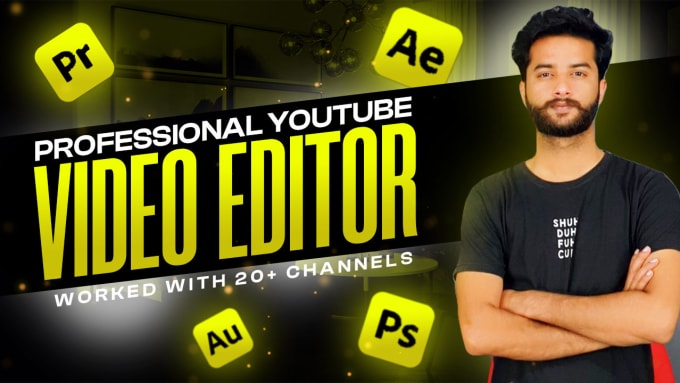 Gig Preview - Do professional youtube video editing and post production