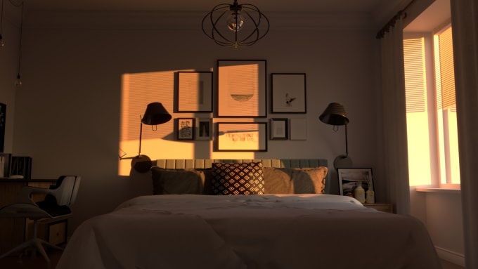 Gig Preview - Do 3d modeling and interior design with realistic rendering