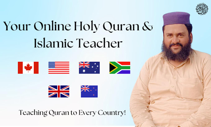 Gig Preview - Be your online quran teacher, offering expert  lessons