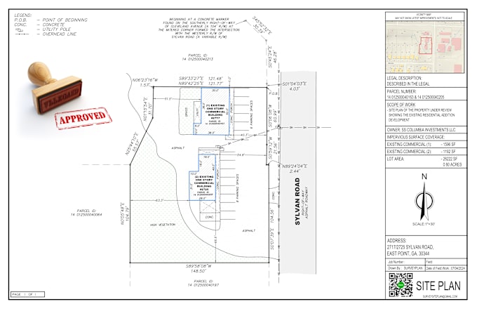 Gig Preview - Site plan, survey plan of your property for city permit very fast