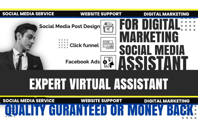 Gig Preview - Be your skilled virtual assistant to manage clickfunnel, facebook ads, youtube