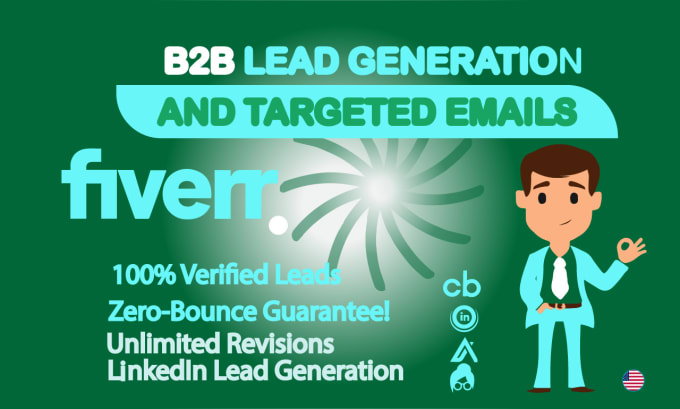 Gig Preview - Do targeted b2b lead generation, lead prospecting and list building