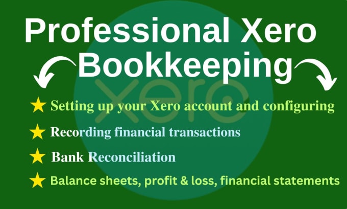 Gig Preview - Do xero professional bookkeeping services with excel