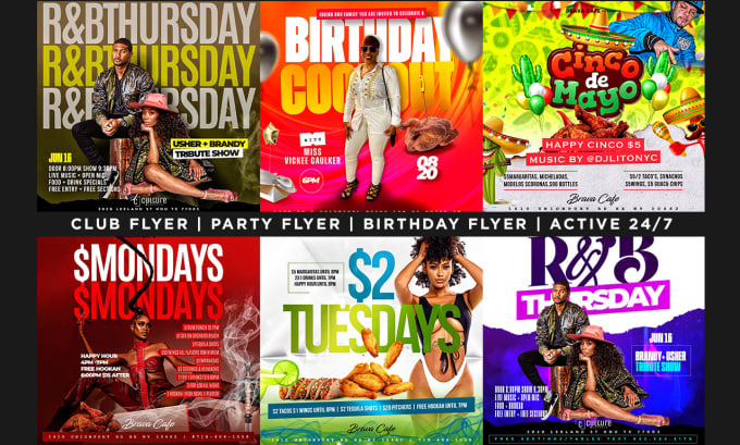 Gig Preview - Do motion flyer for club, party, dj, event, birthday, sports